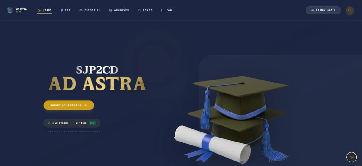 Ad Astra Yearbook Portal